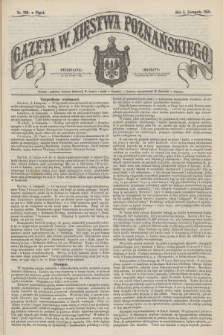 Gazeta W. Xięstwa Poznańskiego. 1858, nr 260 (5 listopada) + dod.