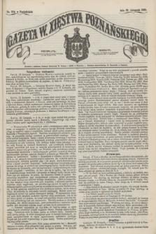 Gazeta W. Xięstwa Poznańskiego. 1858, nr 274 (22 listopada)