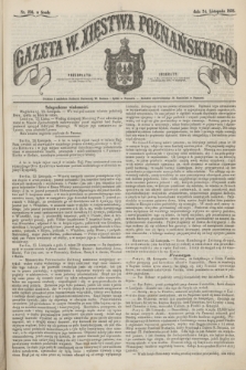 Gazeta W. Xięstwa Poznańskiego. 1858, nr 276 (24 listopada)