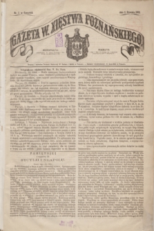 Gazeta W. Xięstwa Poznańskiego. 1862, nr 1 (2 stycznia) + dod.