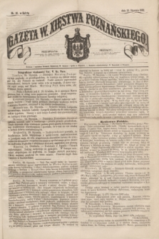 Gazeta W. Xięstwa Poznańskiego. 1862, nr 21 (25 stycznia) + dod.