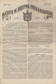 Gazeta W. Xięstwa Poznańskiego. 1862, nr 33 (8 lutego) + dod.