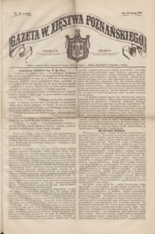 Gazeta W. Xięstwa Poznańskiego. 1862, nr 36 (12 lutego) + dod.