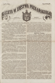Gazeta W. Xięstwa Poznańskiego. 1862, nr 78 (2 kwietnia) + dod.
