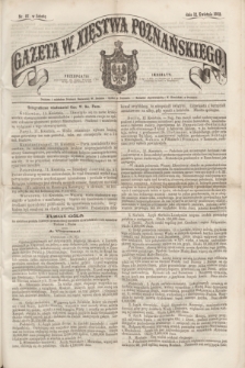 Gazeta W. Xięstwa Poznańskiego. 1862, nr 87 (12 kwietnia) + dod.