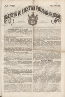 Gazeta W. Xięstwa Poznańskiego. 1862, nr 88 (14 kwietnia) + dod.