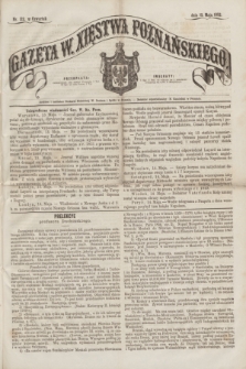 Gazeta W. Xięstwa Poznańskiego. 1862, nr 112 (15 maja) + dod.