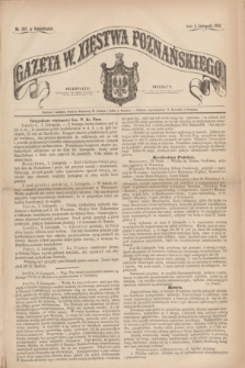 Gazeta W. Xięstwa Poznańskiego. 1862, nr 257 (3 listopada)