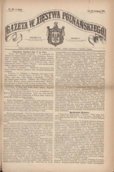 Gazeta W. Xięstwa Poznańskiego. 1862, nr 274 (22 listopada)