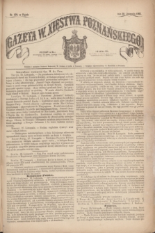 Gazeta W. Xięstwa Poznańskiego. 1862, nr 279 (28 listopada)