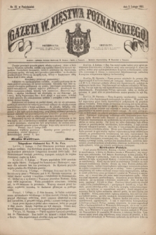Gazeta W. Xięstwa Poznańskiego. 1863, nr 27 (2 lutego)