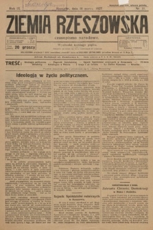 Ziemia Rzeszowska : czasopismo narodowe. 1927, nr 11