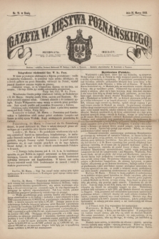 Gazeta W. Xięstwa Poznańskiego. 1863, nr 71 (25 marca)