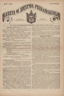 Gazeta W. Xięstwa Poznańskiego. 1863, nr 257 (3 listopada)