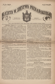 Gazeta W. Xięstwa Poznańskiego. 1863, nr 271 (19 listopada)