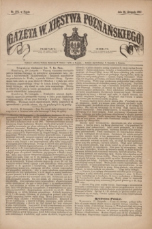 Gazeta W. Xięstwa Poznańskiego. 1863, nr 272 (20 listopada)