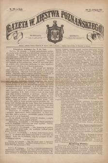 Gazeta W. Xięstwa Poznańskiego. 1863, nr 276 (25 listopada)