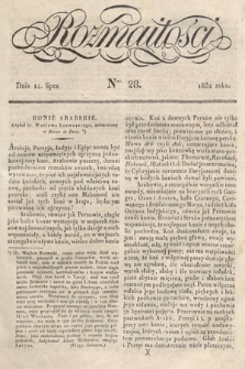 Rozmaitości : pismo dodatkowe do Gazety Lwowskiej. 1832, nr 28