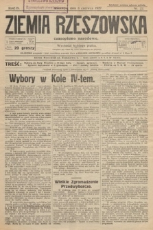 Ziemia Rzeszowska : czasopismo narodowe. 1927, nr 22