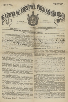 Gazeta W. Xięstwa Poznańskiego. 1864, nr 72 (26 marca)