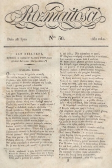 Rozmaitości : pismo dodatkowe do Gazety Lwowskiej. 1832, nr 30