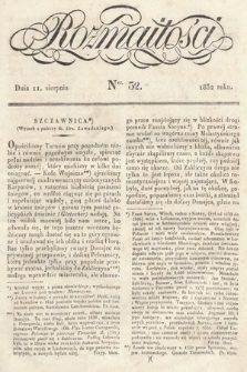 Rozmaitości : pismo dodatkowe do Gazety Lwowskiej. 1832, nr 32
