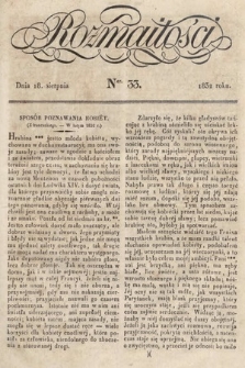 Rozmaitości : pismo dodatkowe do Gazety Lwowskiej. 1832, nr 33