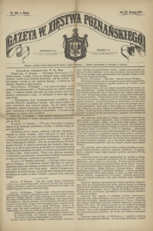 Gazeta W. Xięstwa Poznańskiego. 1864, nr 194 (20 sierpnia)