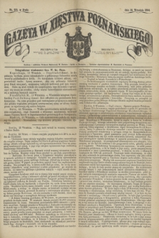 Gazeta W. Xięstwa Poznańskiego. 1864, nr 215 (14 września)