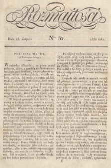 Rozmaitości : pismo dodatkowe do Gazety Lwowskiej. 1832, nr 34
