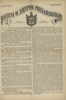 Gazeta W. Xięstwa Poznańskiego. 1864, nr 252 (27 października)