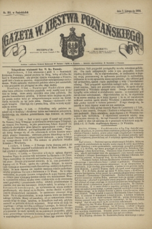 Gazeta W. Xięstwa Poznańskiego. 1864, nr 261 (7 listopada)