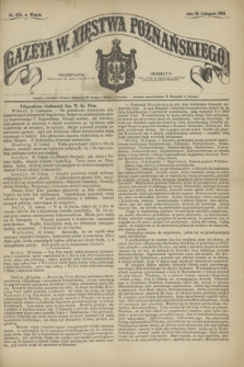 Gazeta W. Xięstwa Poznańskiego. 1864, nr 274 (22 listopada)