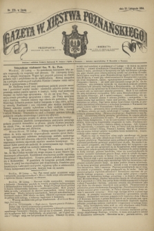 Gazeta W. Xięstwa Poznańskiego. 1864, nr 275 (23 listopada)