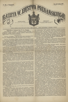 Gazeta W. Xięstwa Poznańskiego. 1864, nr 291 (12 grudnia)