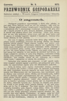Przewodnik Gospodarski : dodatek do „Rolnika”. 1872, nr 6 (czerwiec)