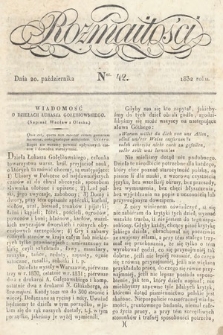 Rozmaitości : pismo dodatkowe do Gazety Lwowskiej. 1832, nr 42