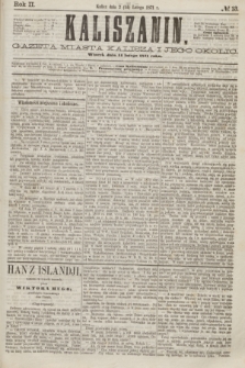 Kaliszanin : gazeta miasta Kalisza i jego okolic. R.2, № 13 (14 lutego 1871)