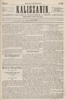 Kaliszanin : gazeta miasta Kalisza i jego okolic. R.2, № 22 (17 marca 1871)