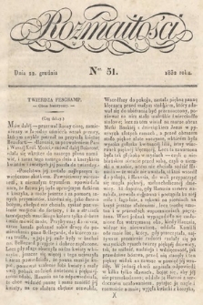 Rozmaitości : pismo dodatkowe do Gazety Lwowskiej. 1832, nr 51
