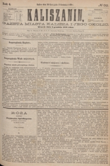 Kaliszanin : gazeta miasta Kalisza i jego okolic. R.4, № 92 (2 grudnia 1873)