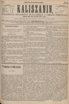 Kaliszanin : gazeta miasta Kalisza i jego okolic. R.5, № 9 (30 stycznia 1874)