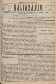 Kaliszanin : gazeta miasta Kalisza i jego okolic. R.5, № 10 (3 lutego 1874)