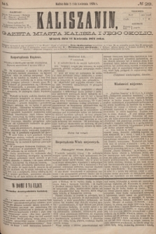 Kaliszanin : gazeta miasta Kalisza i jego okolic. R.5, № 29 (14 kwietnia 1874)