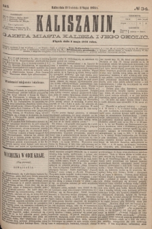 Kaliszanin : gazeta miasta Kalisza i jego okolic. R.5, № 34 (1 maja 1874)