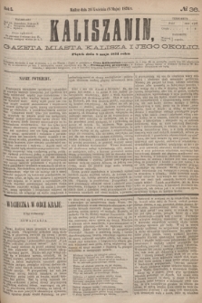 Kaliszanin : gazeta miasta Kalisza i jego okolic. R.5, № 36 (8 maja 1874)