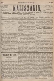 Kaliszanin : gazeta miasta Kalisza i jego okolic. R.5, № 37 (12 maja 1874) + dod.