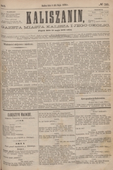 Kaliszanin : gazeta miasta Kalisza i jego okolic. R.5, № 38 (15 maja1874)