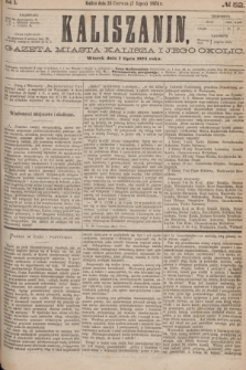 Kaliszanin : gazeta miasta Kalisza i jego okolic. R.5, № 52 (7 lipca 1874)