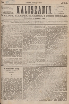 Kaliszanin : gazeta miasta Kalisza i jego okolic. R.5, № 54 (14 lipca 1874)